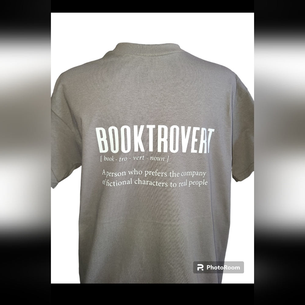 "Booktrovert"  Crew Neck Gildan all sizes